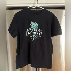 Black Fanatics Graphic Men's T-Shirt: New York Liberty / Sabrina Ionescu